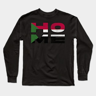 Home Sudan Flag Sudanese Long Sleeve T-Shirt